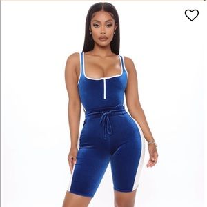 2 piece biker short set